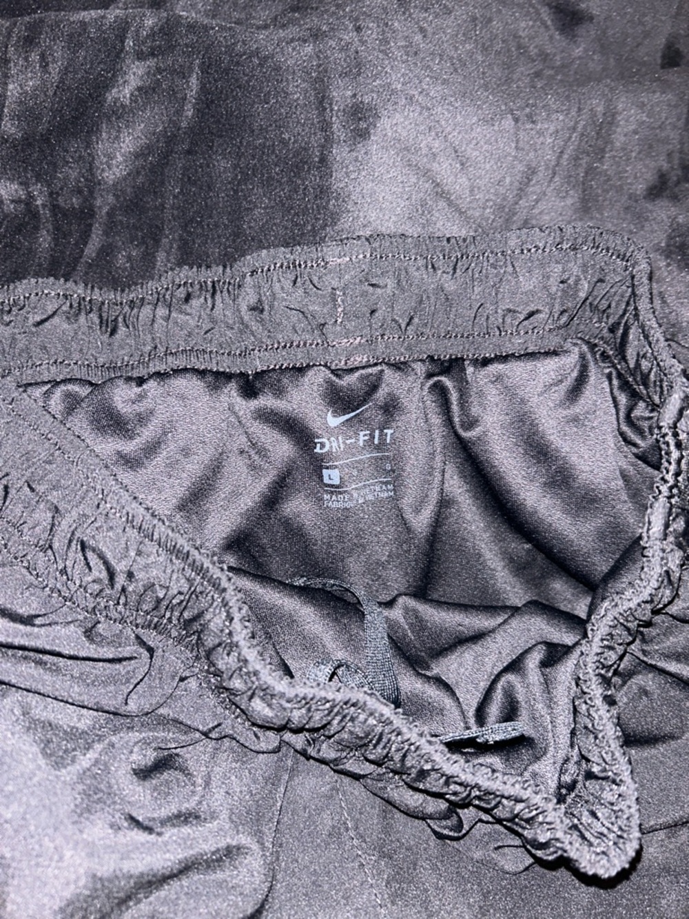 Nike Black Dri-FIT Elastic Waist Athletic Shorts